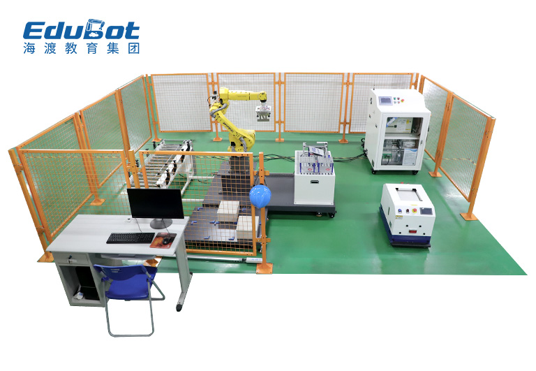 工業機器人碼垛搬運考核工作站